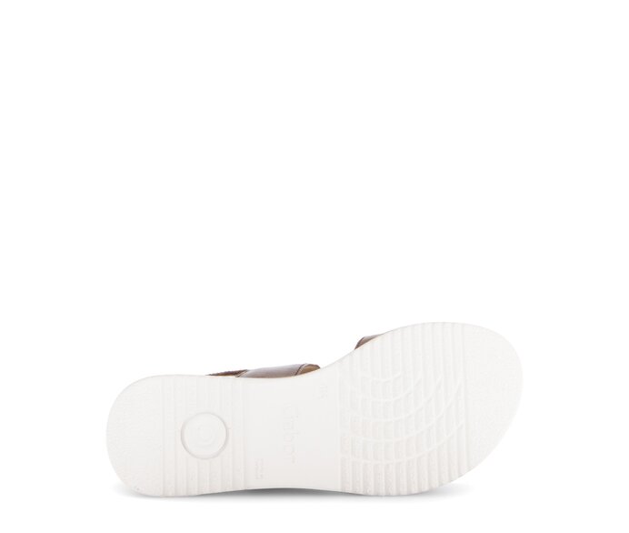 Gabor Damen  Plateau Sandale Braun - Glattleder