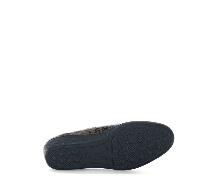 Gabor Damen  Sportliche Ballerina Braun - Lackleder