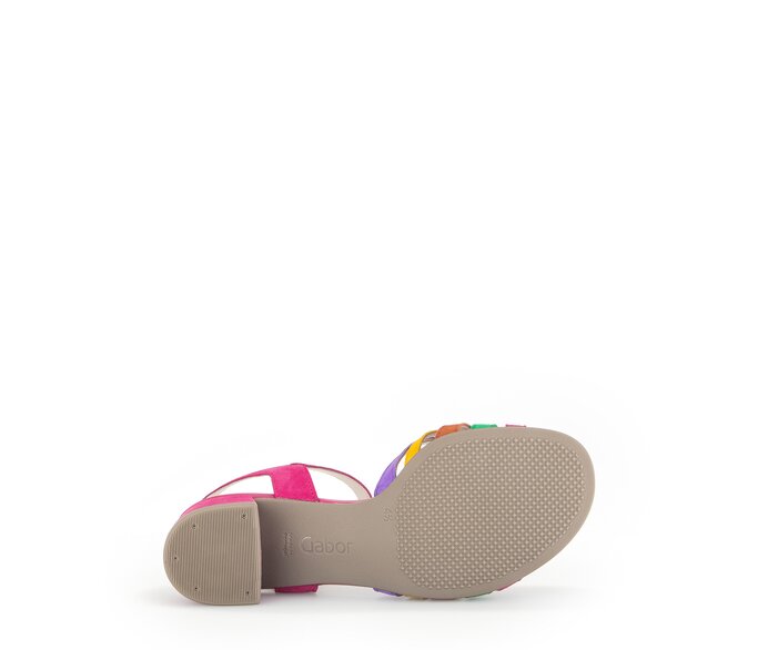 Gabor Damen  Riemchensandale Multicolour - Rauleder