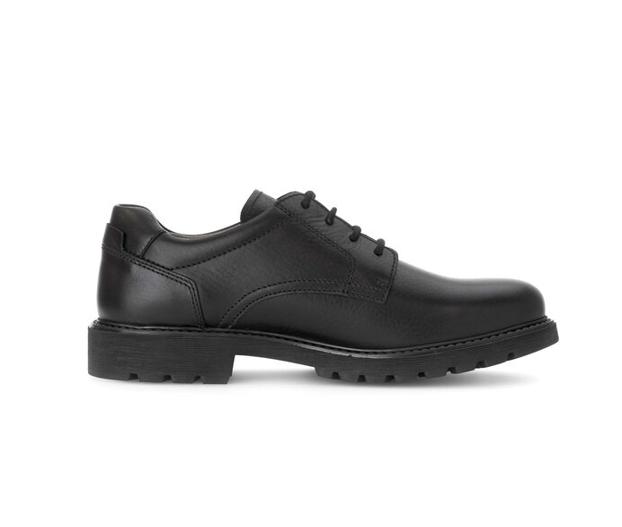 Pius Gabor Herren Schnürschuh Schwarz - Glattleder