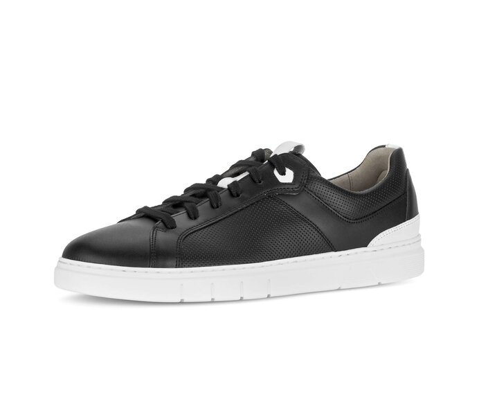 Pius Gabor Herren Sneaker Low Blau - Glattleder
