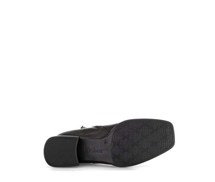 Gabor Damen  Elegante Stiefelette Schwarz - Glattleder