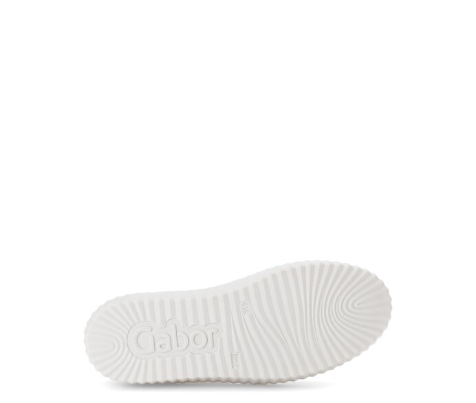 Gabor Damen  Sneaker Low Weiß - Materialmix Leder
