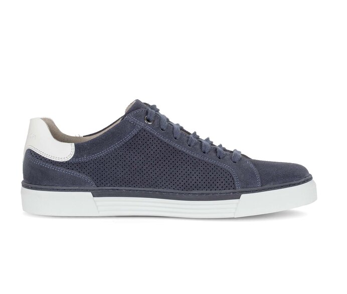 Pius Gabor Herren Sneaker Low Blau - Rauleder