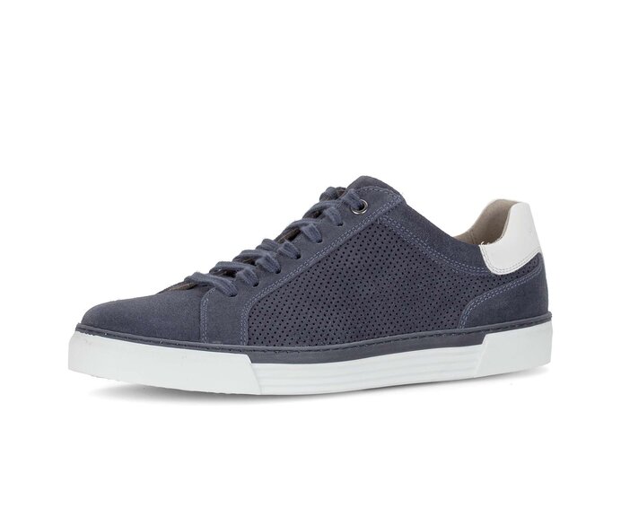 Pius Gabor Herren Sneaker Low Blau - Rauleder