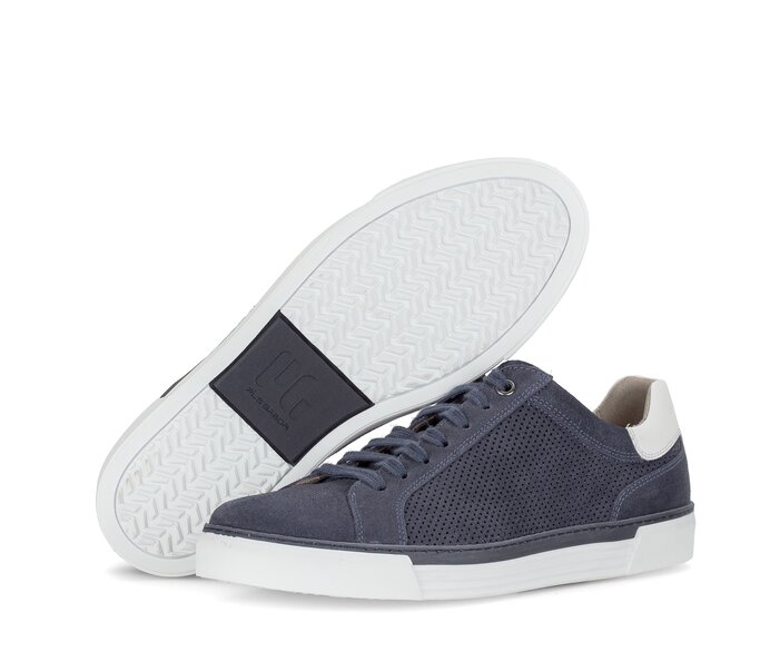 Pius Gabor Herren Sneaker Low Blau - Rauleder