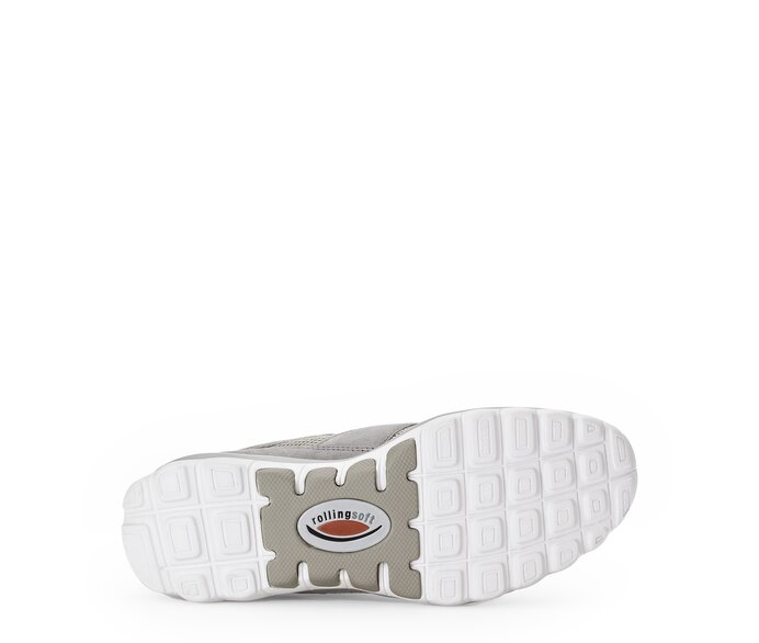 Gabor Damen  Sneaker Low Grau - Materialmix Leder/Lederimitat