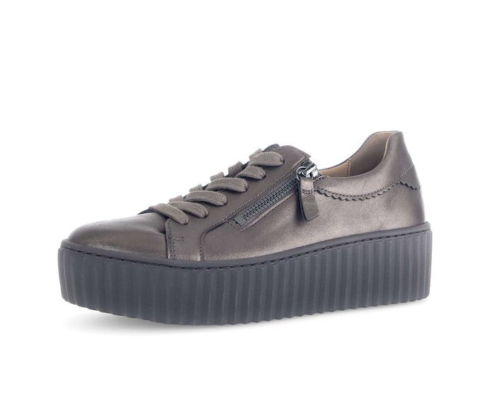 Gabor Damen  Sneaker Low Bronze - Glattleder