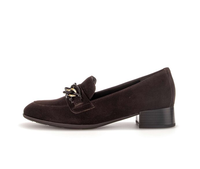 Gabor Damen Slipper Braun - Rauleder