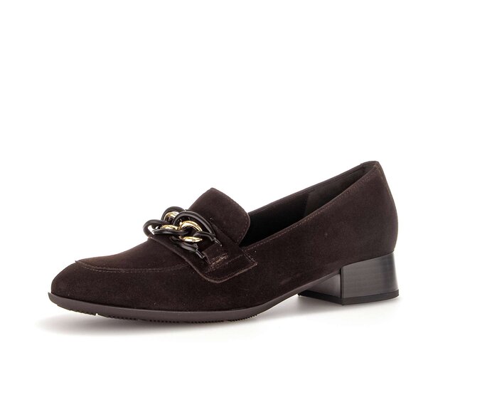 Gabor Damen  Slipper Braun - Rauleder