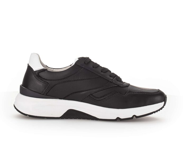 Gabor Damen  Sneaker Low Schwarz - Glattleder