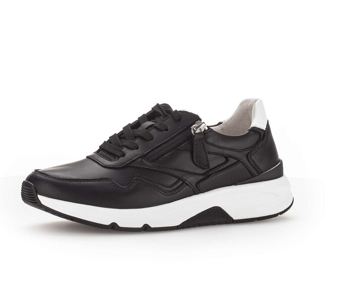 Gabor Damen  Sneaker Low Schwarz - Glattleder