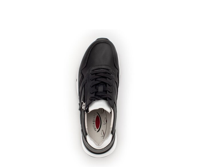 Gabor Damen  Sneaker Low Schwarz - Glattleder