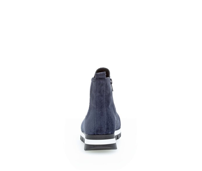 Gabor Damen  Chelsea Boot Blau - Rauleder