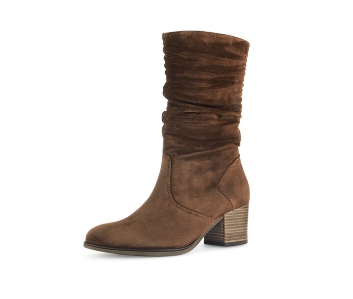 Gabor Damen  Elegante Stiefelette Braun - Rauleder