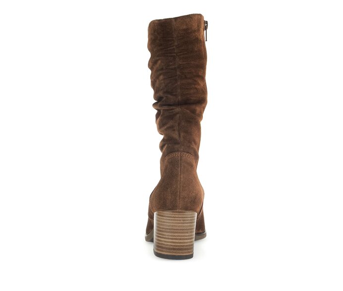 Gabor Damen  Elegante Stiefelette Braun - Rauleder