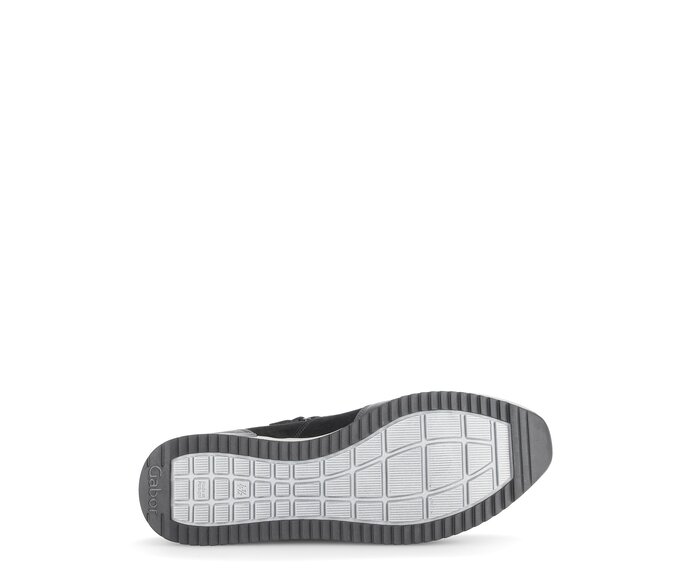 Gabor Damen  Sneaker Low Schwarz - Materialmix Leder