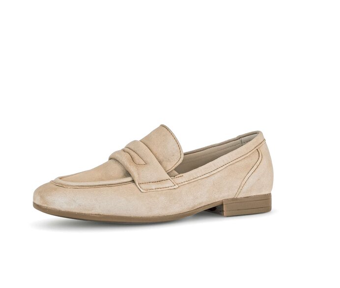 Gabor Damen  Slipper Beige - Rauleder