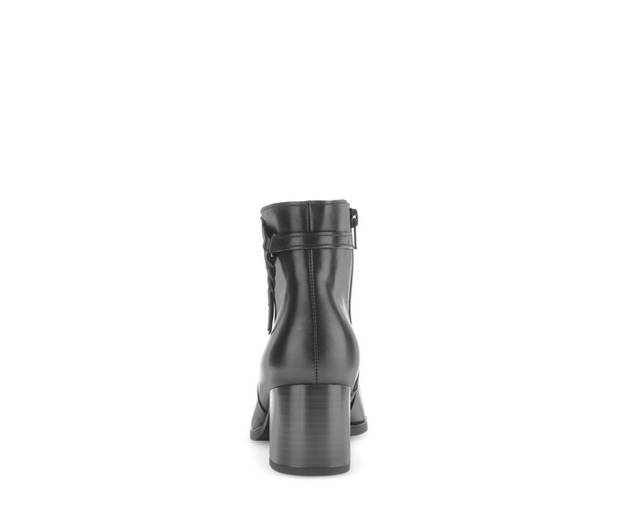 Gabor Damen  Elegante Stiefelette Schwarz - Glattleder