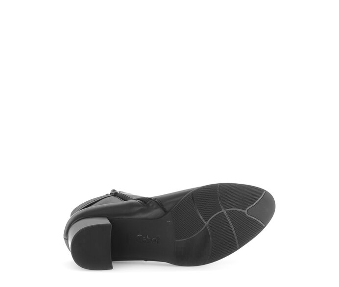 Gabor Damen  Elegante Stiefelette Schwarz - Glattleder