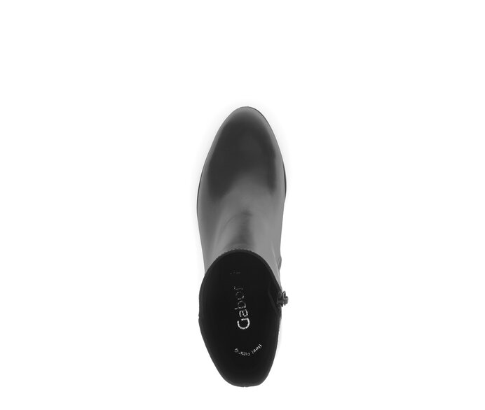 Gabor Damen  Elegante Stiefelette Schwarz - Glattleder