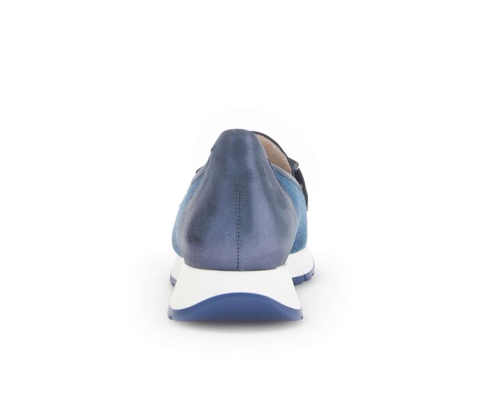 Gabor Damen  Slipper Blau - Materialmix Leder/Lederimitat
