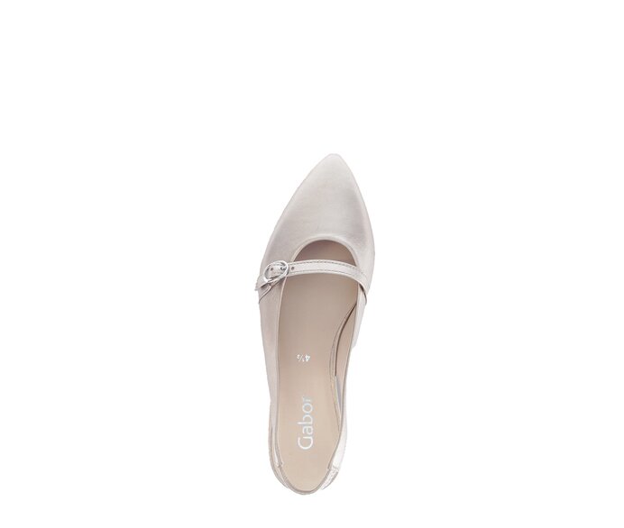 Gabor Damen  Slingpumps Gold - Effektleder
