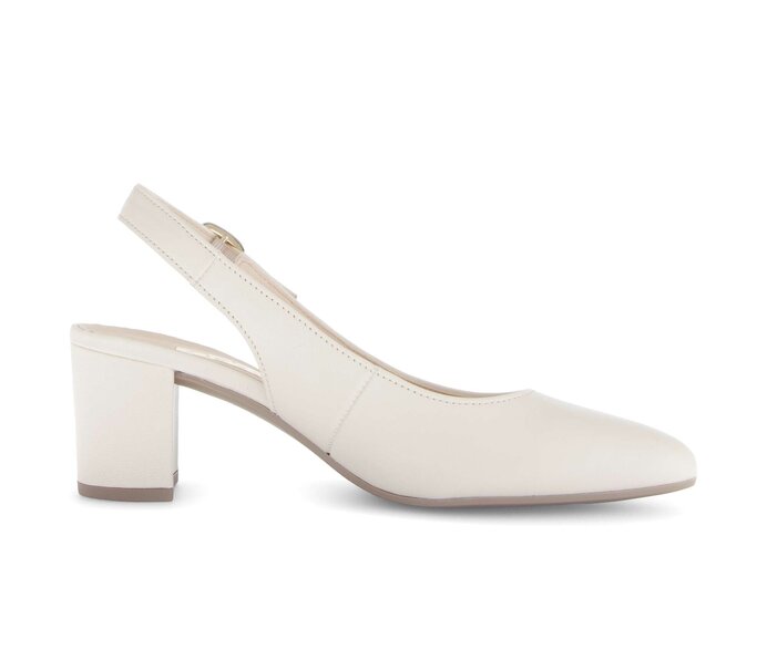 Gabor Damen  Slingpumps Beige - Glattleder