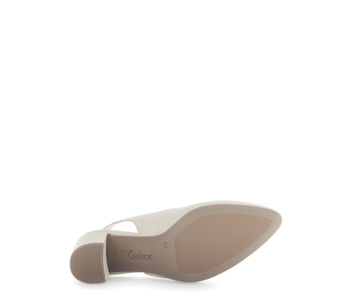 Gabor Damen  Slingpumps Beige - Glattleder