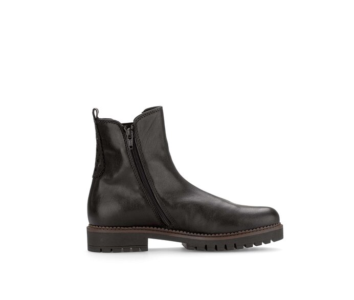 Gabor Damen  Chelsea Boot Schwarz - Glattleder