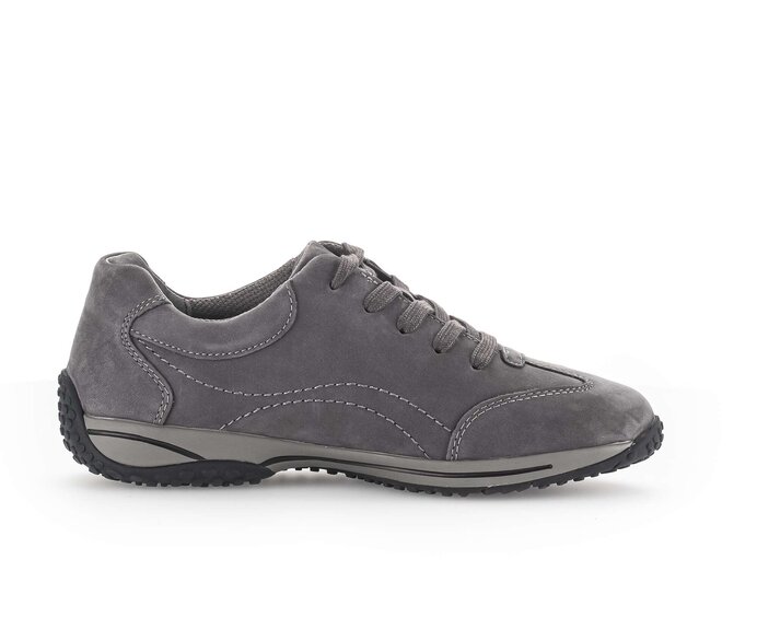 Gabor Damen  Sneaker Low Grau - Rauleder