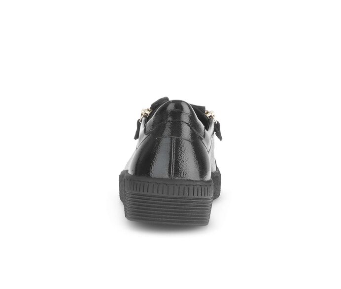 Gabor Damen  Sneaker Low Schwarz - Lackleder