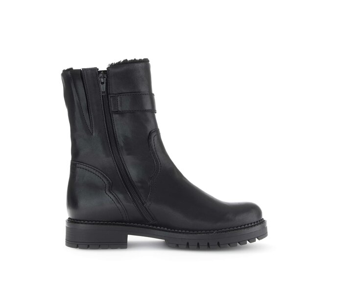 Gabor Damen  Winterstiefelette Schwarz - Glattleder