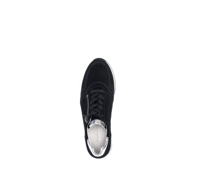 Gabor Damen  Sneaker Low Schwarz - Rauleder
