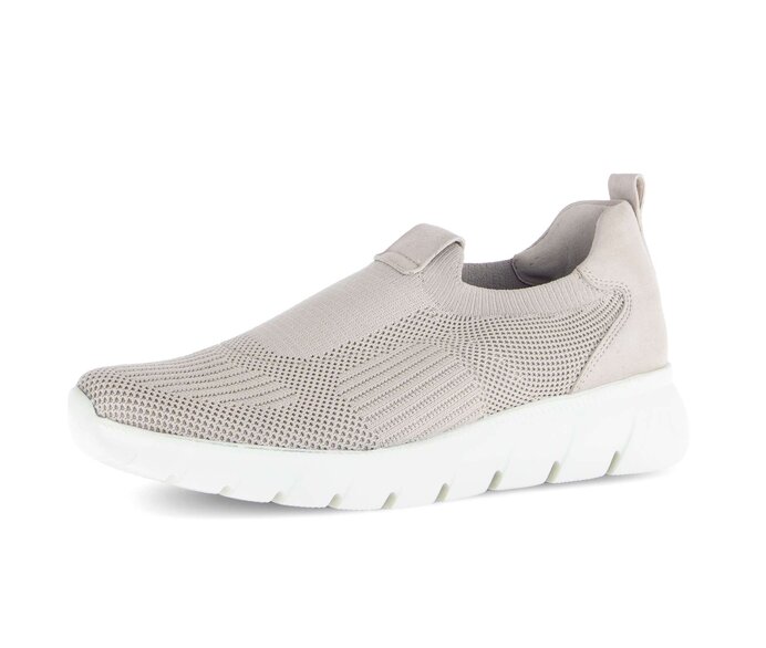 Gabor Damen  Sneaker Low Beige - Materialmix Leder/Lederimitat