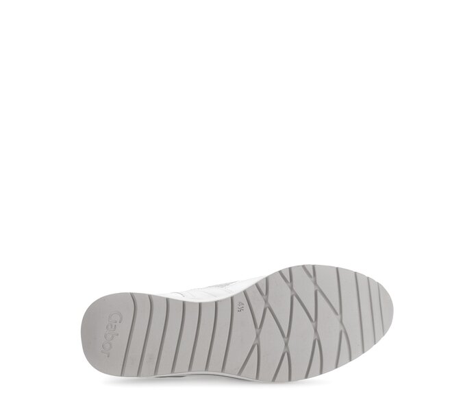 Gabor Damen  Sneaker Low Silber - Materialmix Leder/Lederimitat