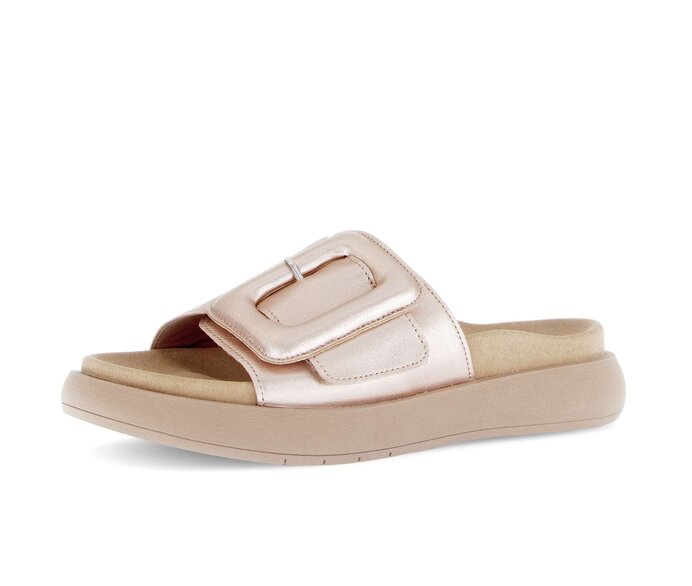 Gabor Damen  Pantolette Rosa - Effektleder