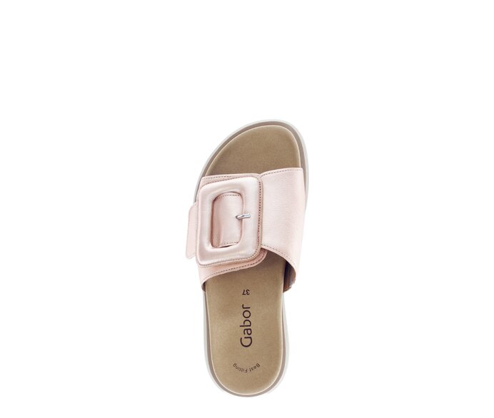 Gabor Damen  Pantolette Rosa - Effektleder