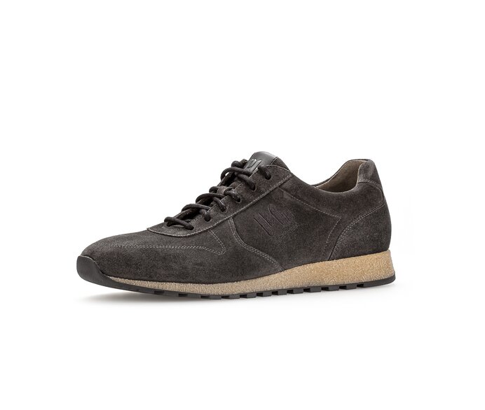 Pius Gabor Herren Sneaker Low Grau - Rauleder