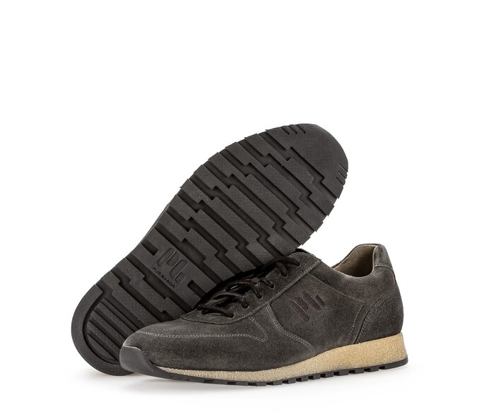 Pius Gabor Herren Sneaker Low Grau - Rauleder