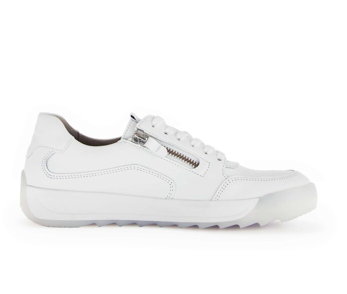 Gabor Damen  Sneaker Low Weiß - Glattleder