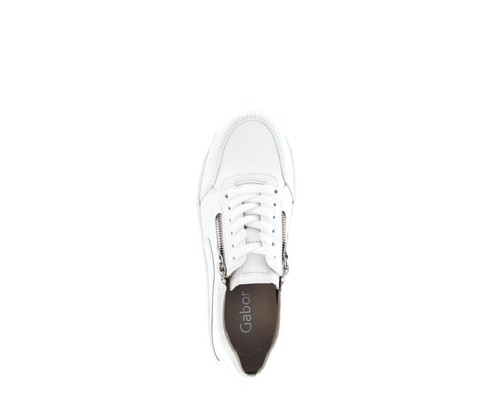 Gabor Damen  Sneaker Low Weiß - Glattleder