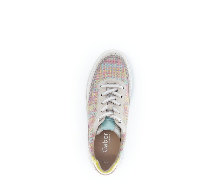 Gabor Damen  Sneaker Low Multicolour - Materialmix Leder/Lederimitat