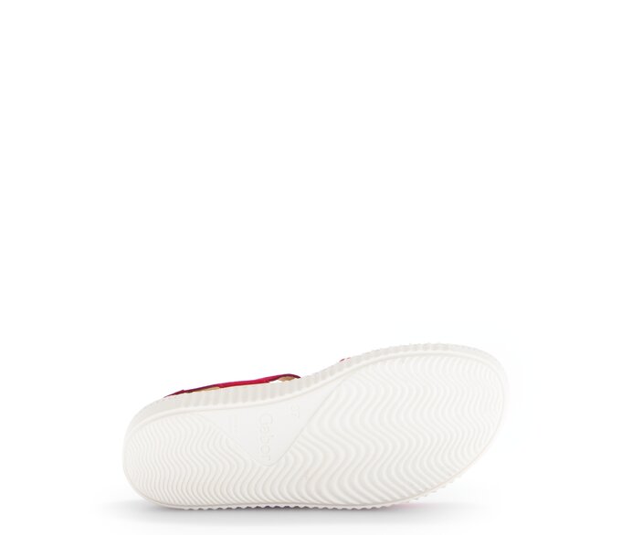 Gabor Damen  Plateau Sandale Rot - Rauleder