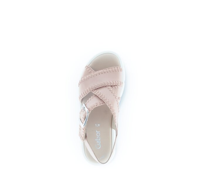 Gabor Damen  Plateau Sandale Rosa - Glattleder