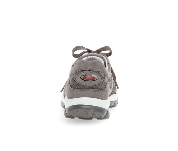 Gabor Damen  Sneaker Low Grau - Materialmix Leder/Lederimitat