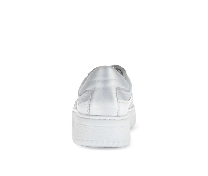 Gabor Damen  Sneaker Low Silber - Materialmix Leder