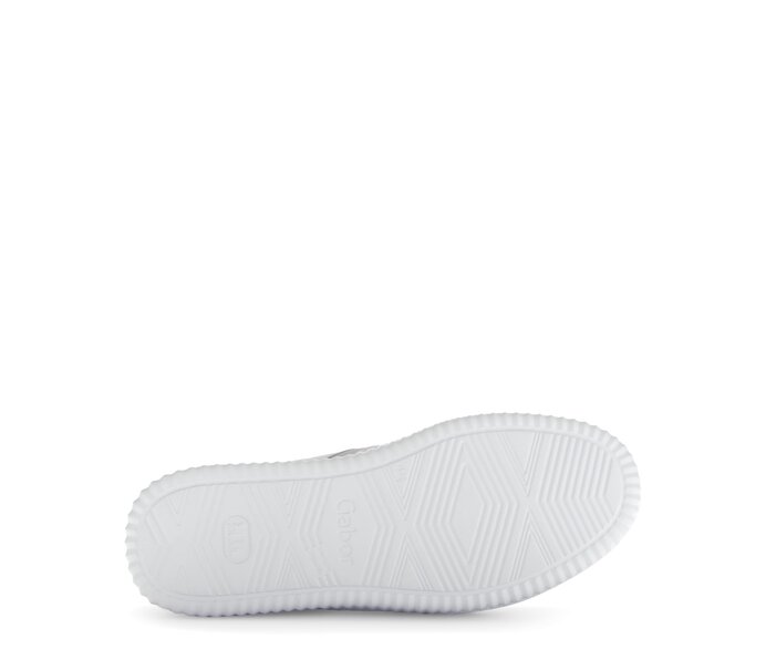 Gabor Damen  Sneaker Low Silber - Materialmix Leder