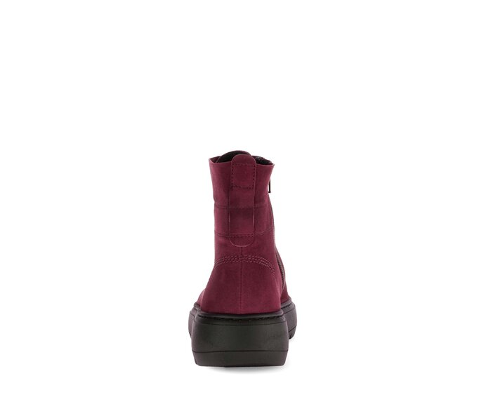 Gabor Damen  Sportliche Stiefelette Rot - Rauleder