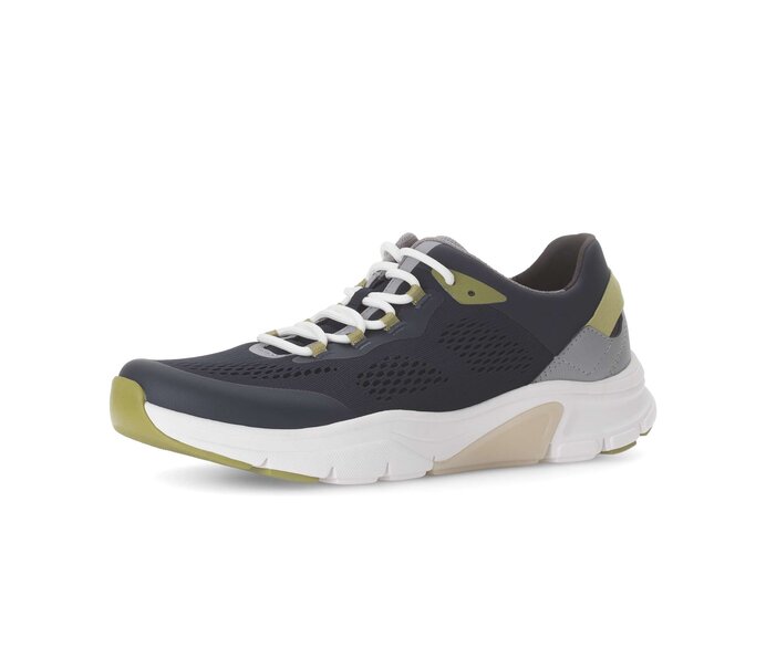 Gabor Herren Rollingsoft Sneaker Low Blau - Textil